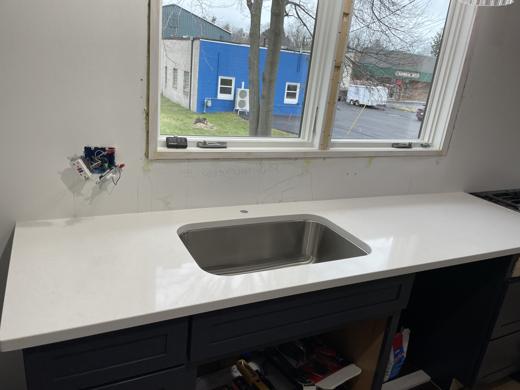 Stone countertop project by World Wide Stone