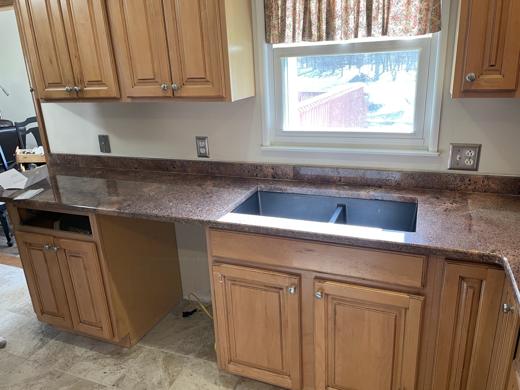 Stone countertop project by World Wide Stone