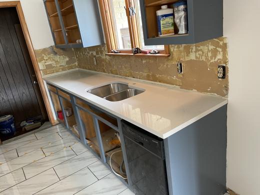 Stone countertop project by World Wide Stone