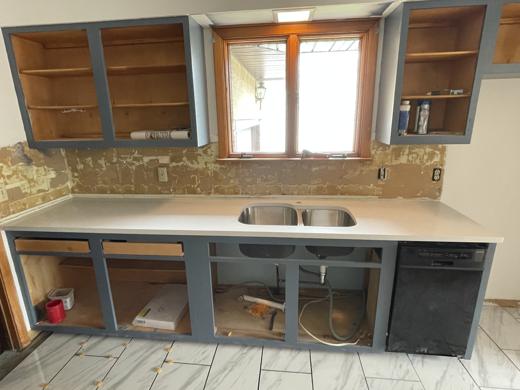 Stone countertop project by World Wide Stone