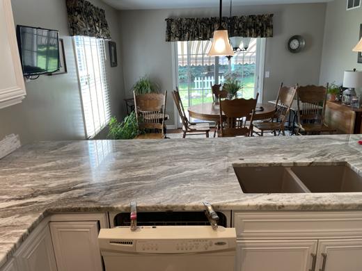 Stone countertop project by World Wide Stone