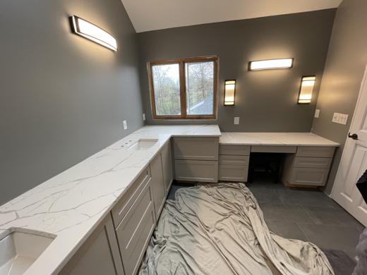 Stone countertop project by World Wide Stone