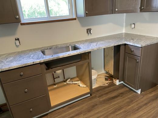 Stone countertop project by World Wide Stone