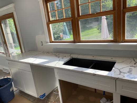 Stone countertop project by World Wide Stone