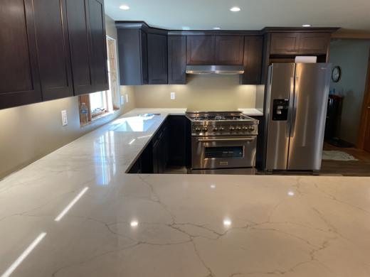 Stone countertop project by World Wide Stone