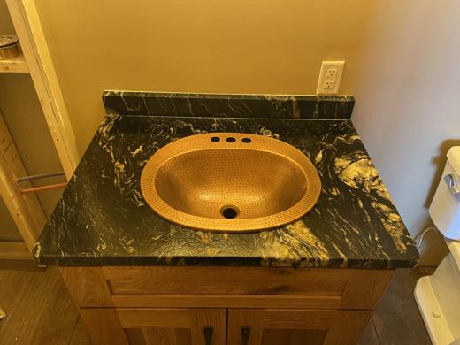Stone countertop project by World Wide Stone