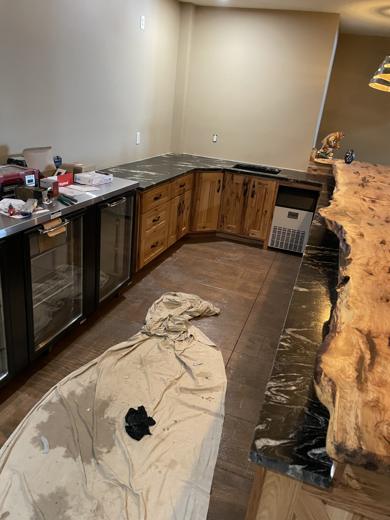 Stone countertop project by World Wide Stone