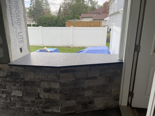 Stone countertop project by World Wide Stone