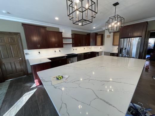 Stone countertop project by World Wide Stone