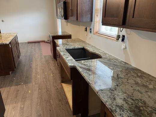 Stone countertop project by World Wide Stone
